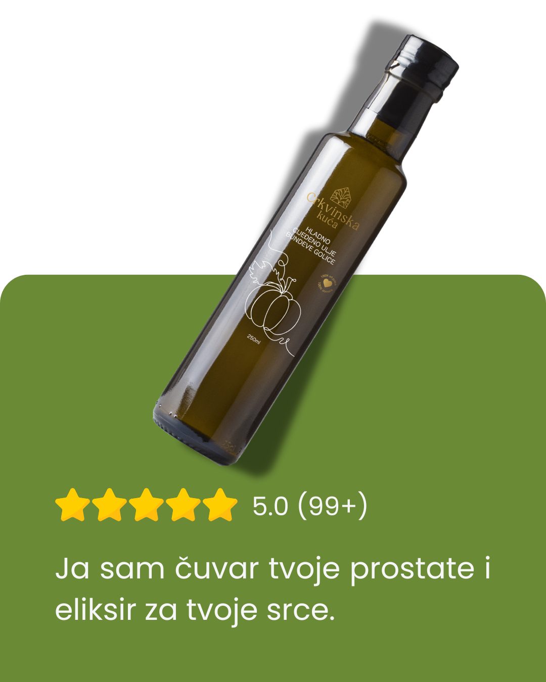 Hladno Cijeđeno Ulje Bundeve Golice